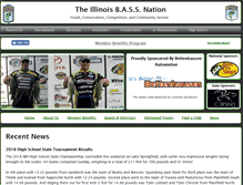 Tablet Screenshot of illinoisbassnation.com
